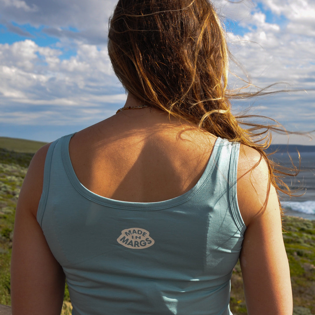 BAMBOO SINGLET - TEAL