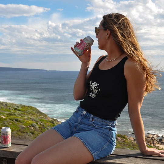 BAMBOO SINGLET - BLACK